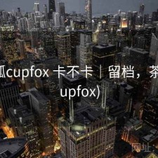茶杯狐cupfox 卡不卡｜留档，茶杯狐(upfox)