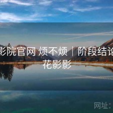 樱花影院官网 烦不烦｜阶段结论，樱花影影