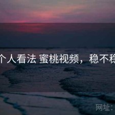 个人看法 蜜桃视频，稳不稳