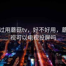 折腾过用蘑菇tv，好不好用，蘑菇影视可以电视投屏吗