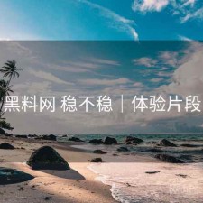 黑料网 稳不稳｜体验片段