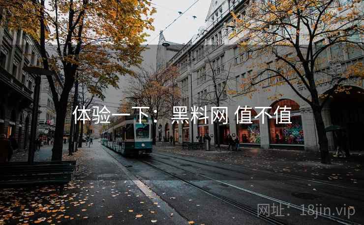 体验一下:黑料网 值不值 第1张 体验一下:黑料网 值不值 第1张