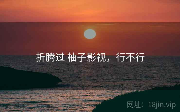 折腾过 柚子影视,行不行 第2张 折腾过 柚子影视,行不行 第2张